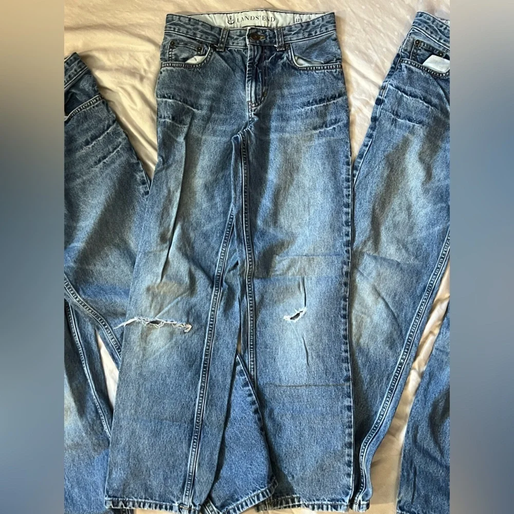 Lands' End Kids Blue Jeans 12S